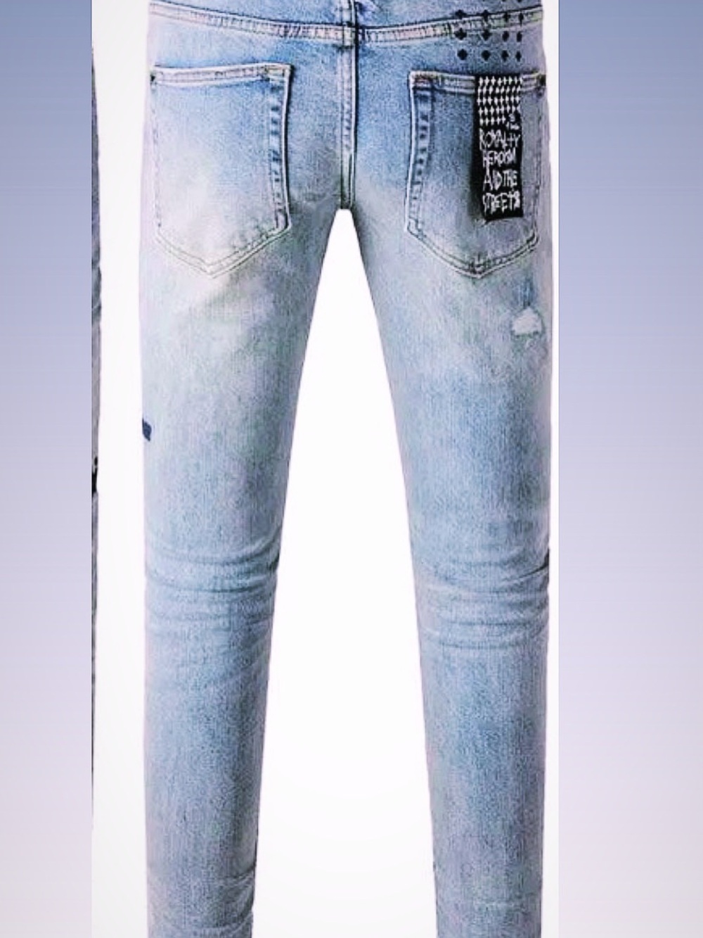 Ksubi Chitch ‘Van Winkie’ Skinny Fit Kasper Blue Denim Size 34 x 32” MENS New